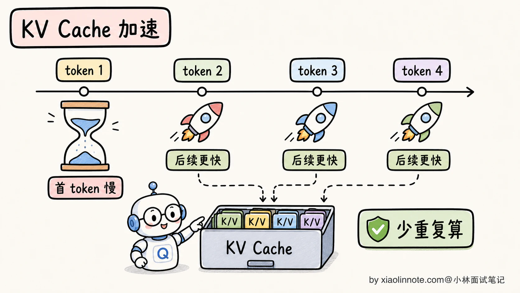 14. KV Cache 是什么?Prompt Caching 的原理是什么? - 图 3