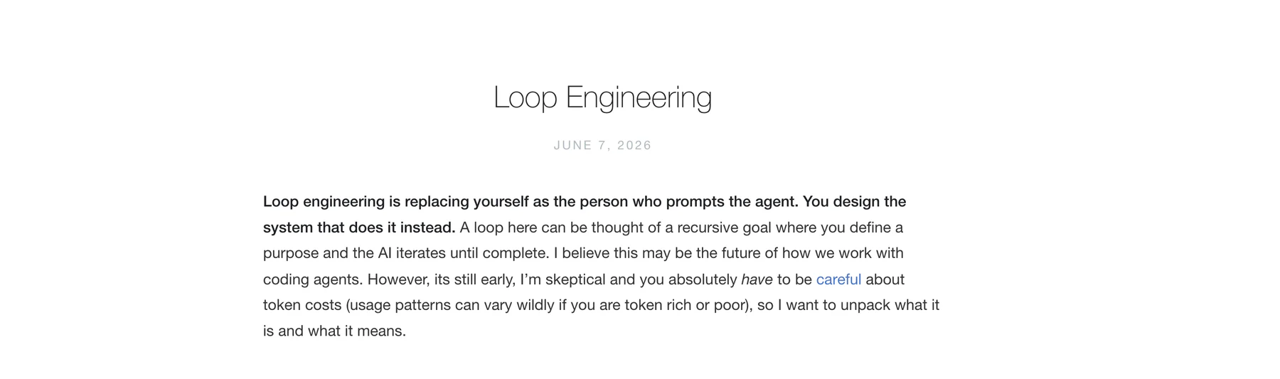 Loop Engineering 是什么?AI 编程从 Prompt 到 Loop 的范式转变 - 图 4