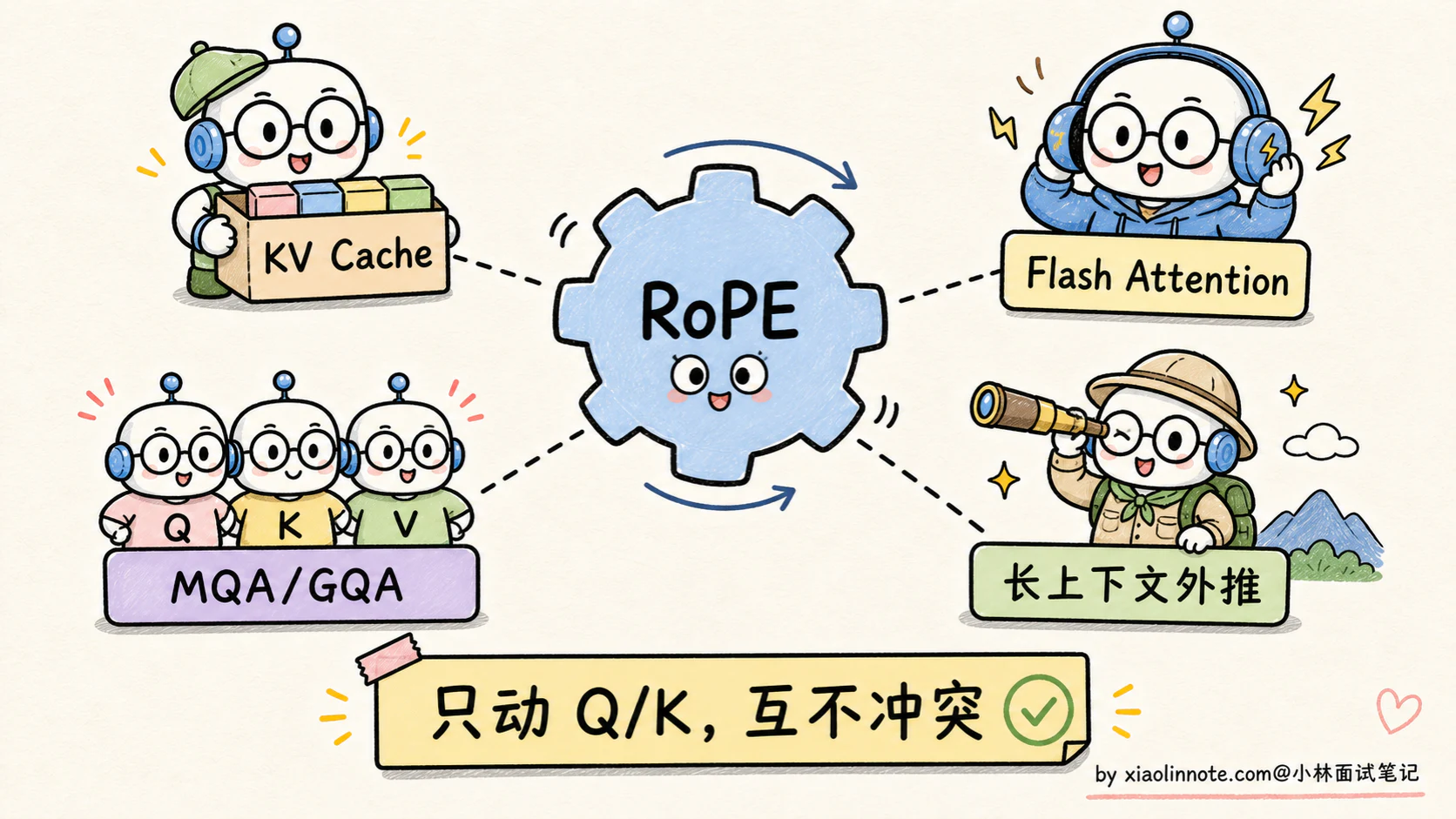 4. 大模型的位置编码是干什么用的？sin/cos、RoPE、ALiBi 有什么区别？ - 图 10