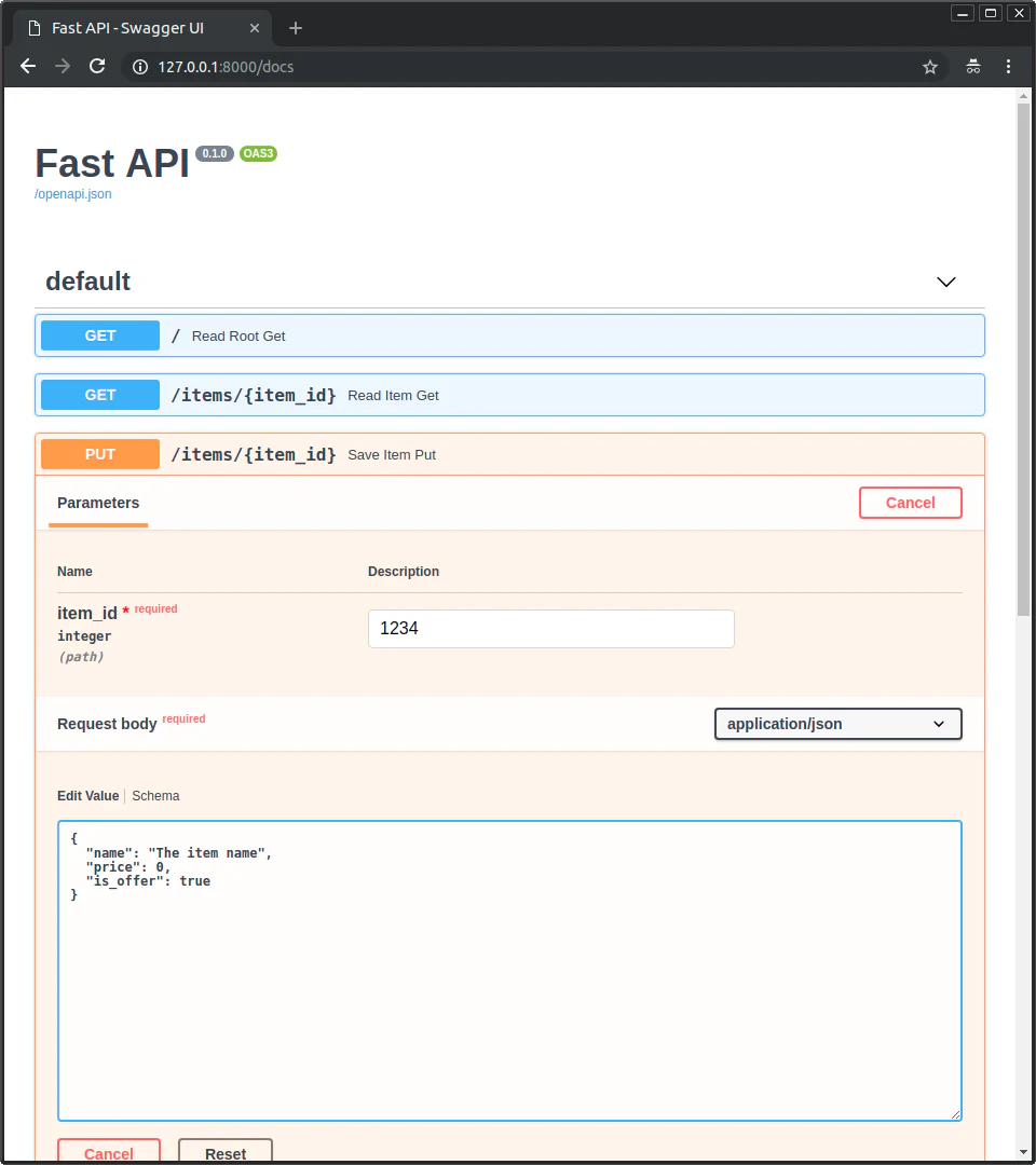 FastAPI 交互式 API 文档 - 图 2